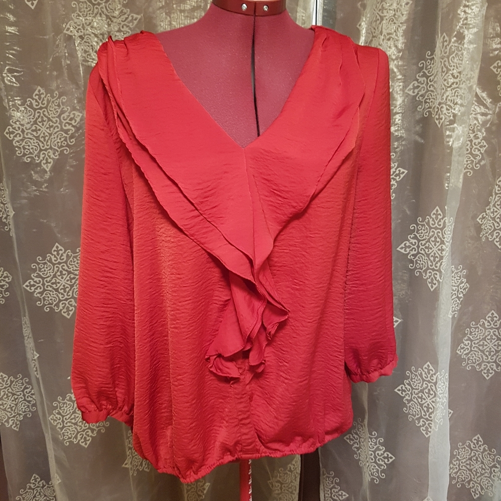 Beautiful red blouse